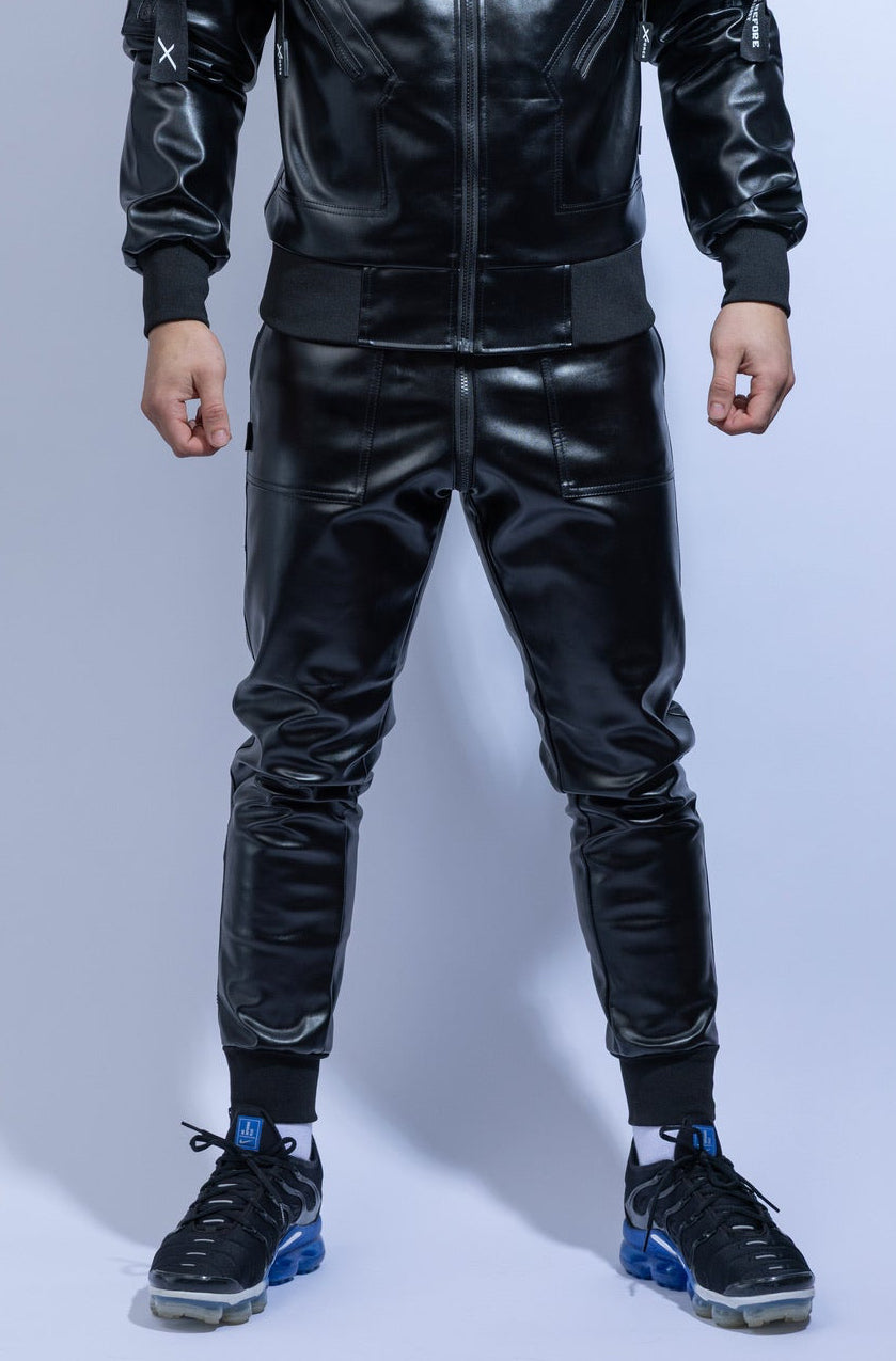 x-force flight pants I black I vegan leather