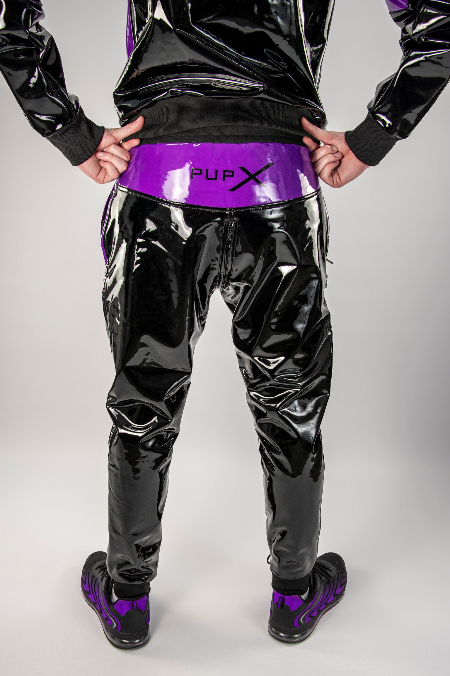 bark pants I black/purple I pvc pro
