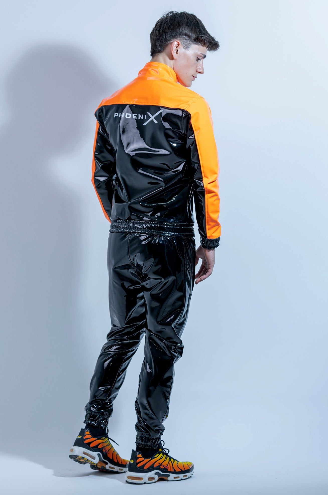 PHOENIX SET I BLACK/NEON ORANGE I PVC PRO