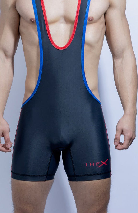 TITAN RINGER SUIT I BLACK I SPANDEX