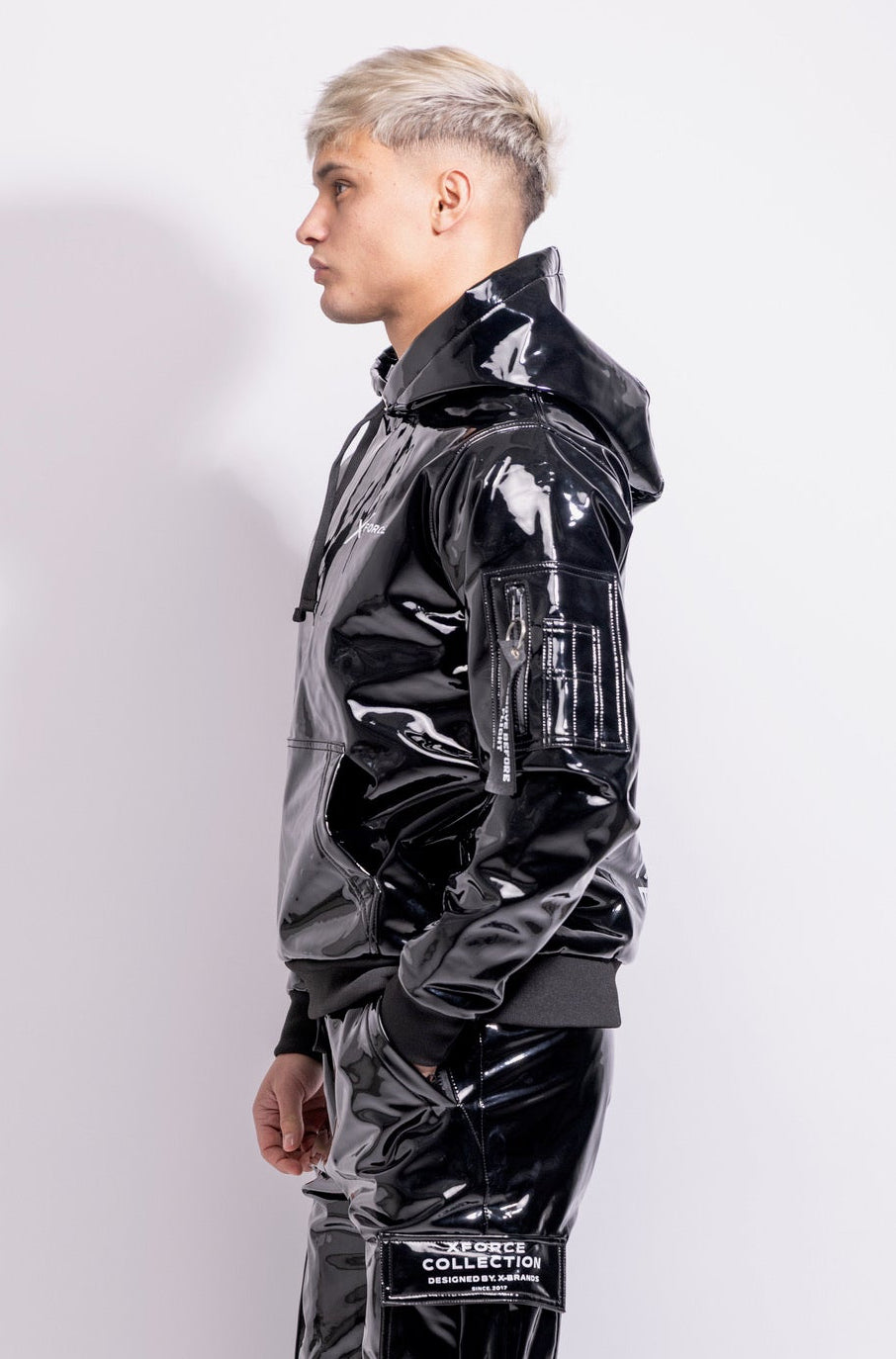 x-force flight hoodie I black I pvc pro