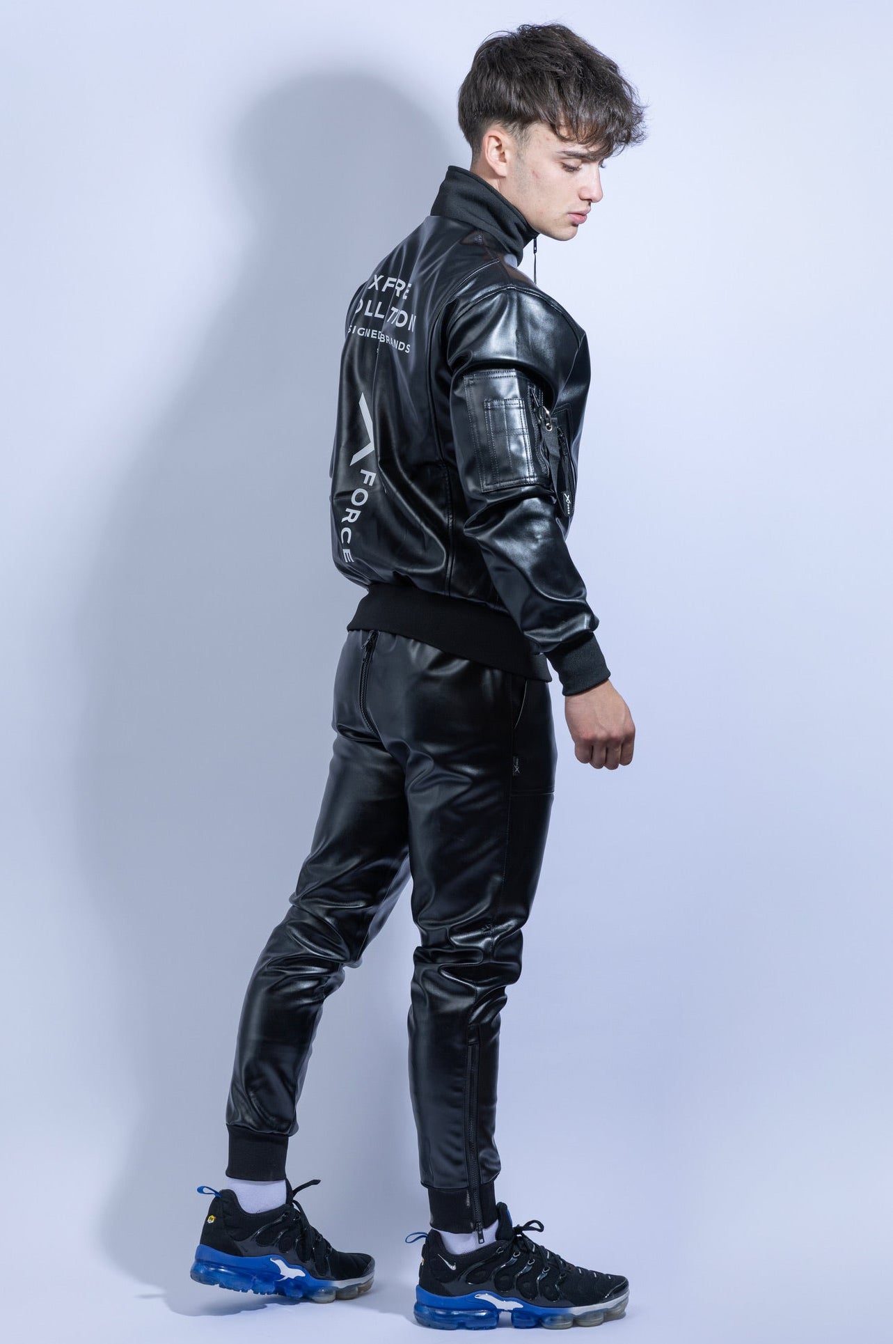 x-force flight pants I black I vegan leather