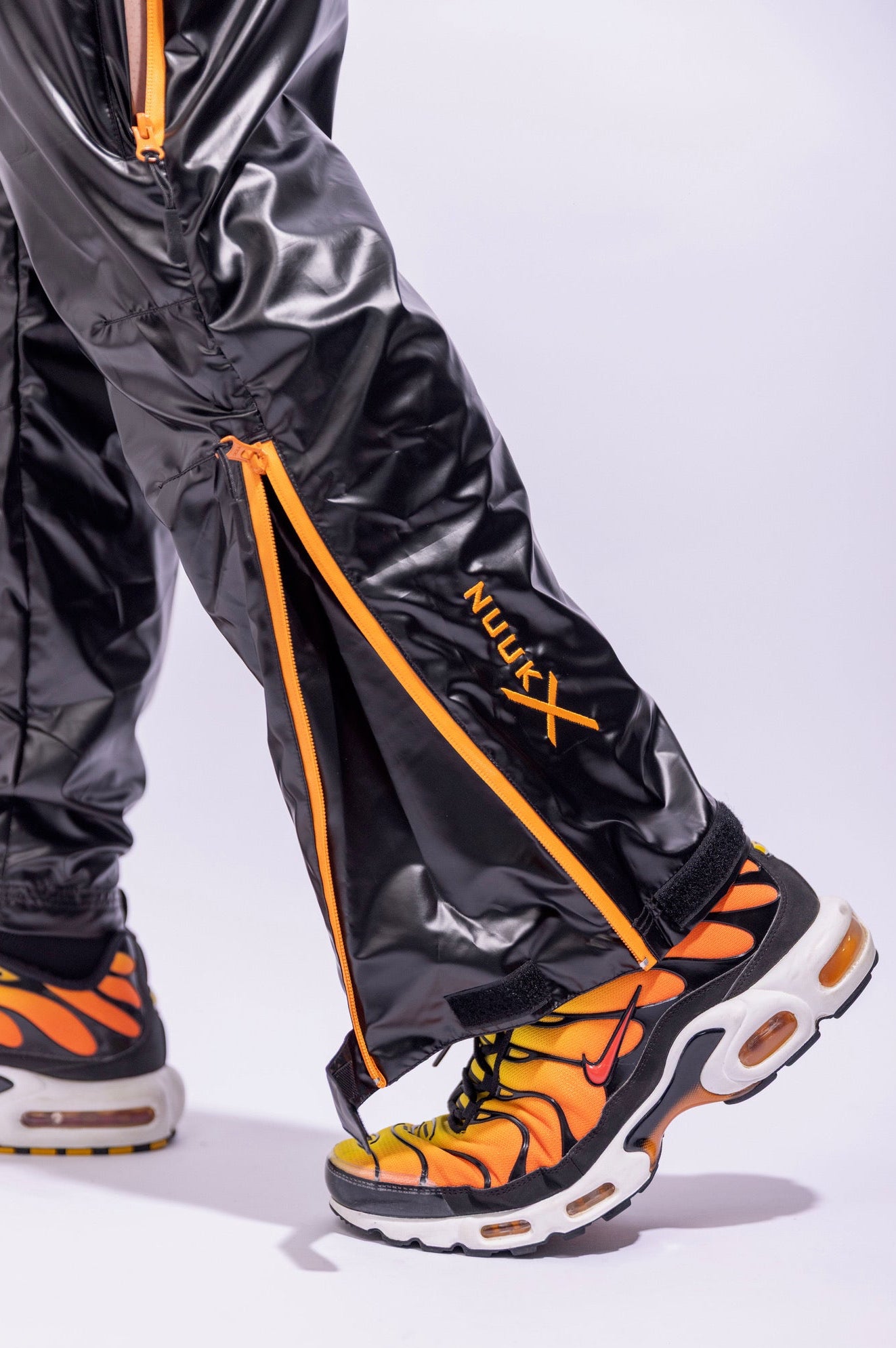 come.x.play fullsuit I iced black/neon orange I nylon pro