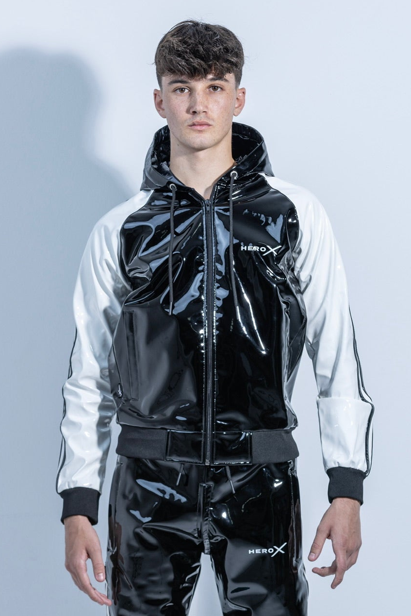hero x jacket I black/white I pvc pro
