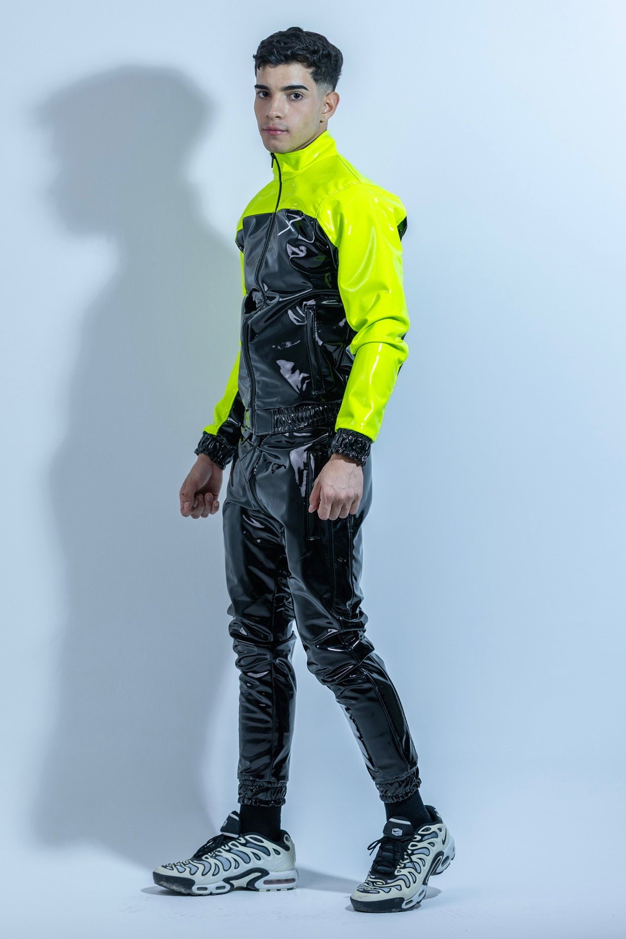 PHOENIX SET I BLACK/NEON GREEN I PVC PRO