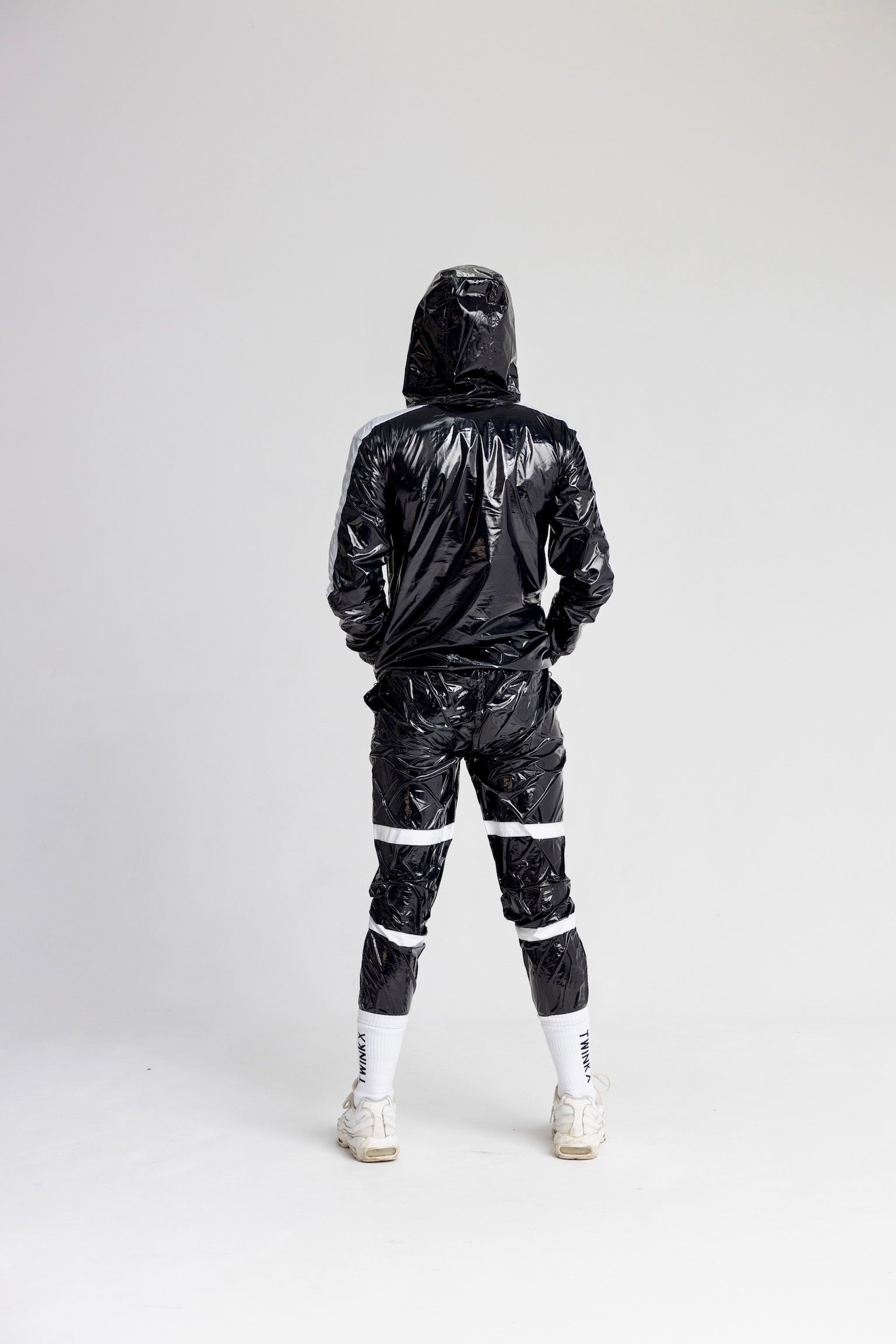 elite x night jacket I black/white I nylon