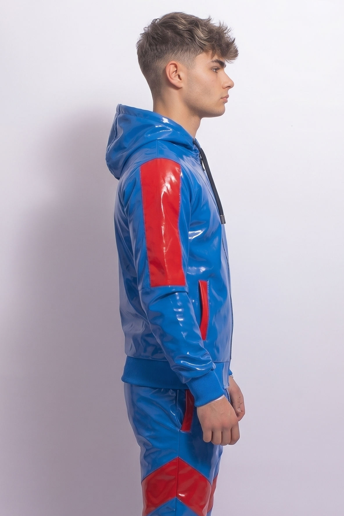 datemate jacket I blue/red I pvc pro