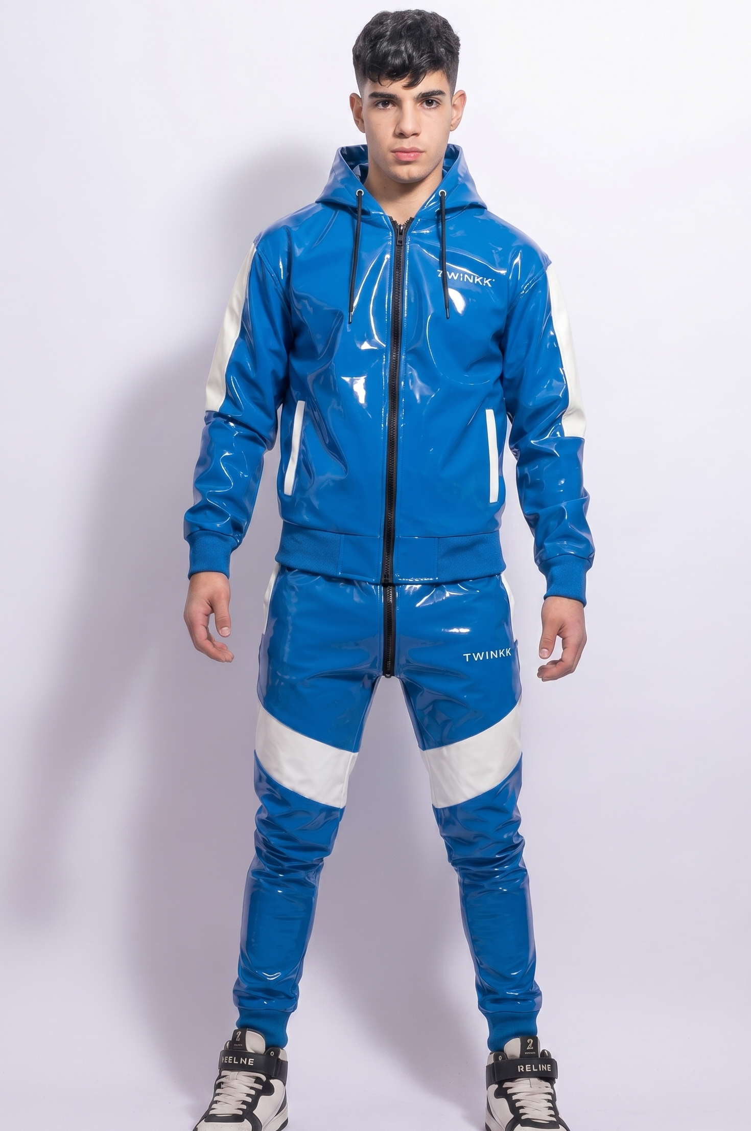 datemate jacket I blue/white I pvc pro