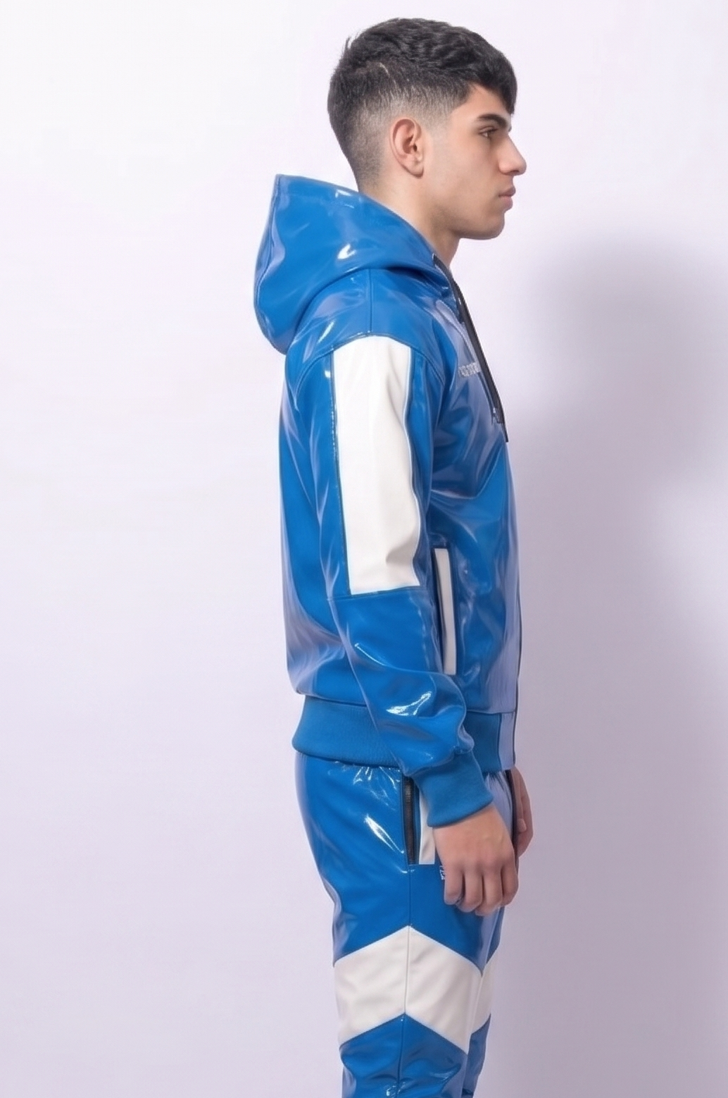 datemate jacket I blue/white I pvc pro