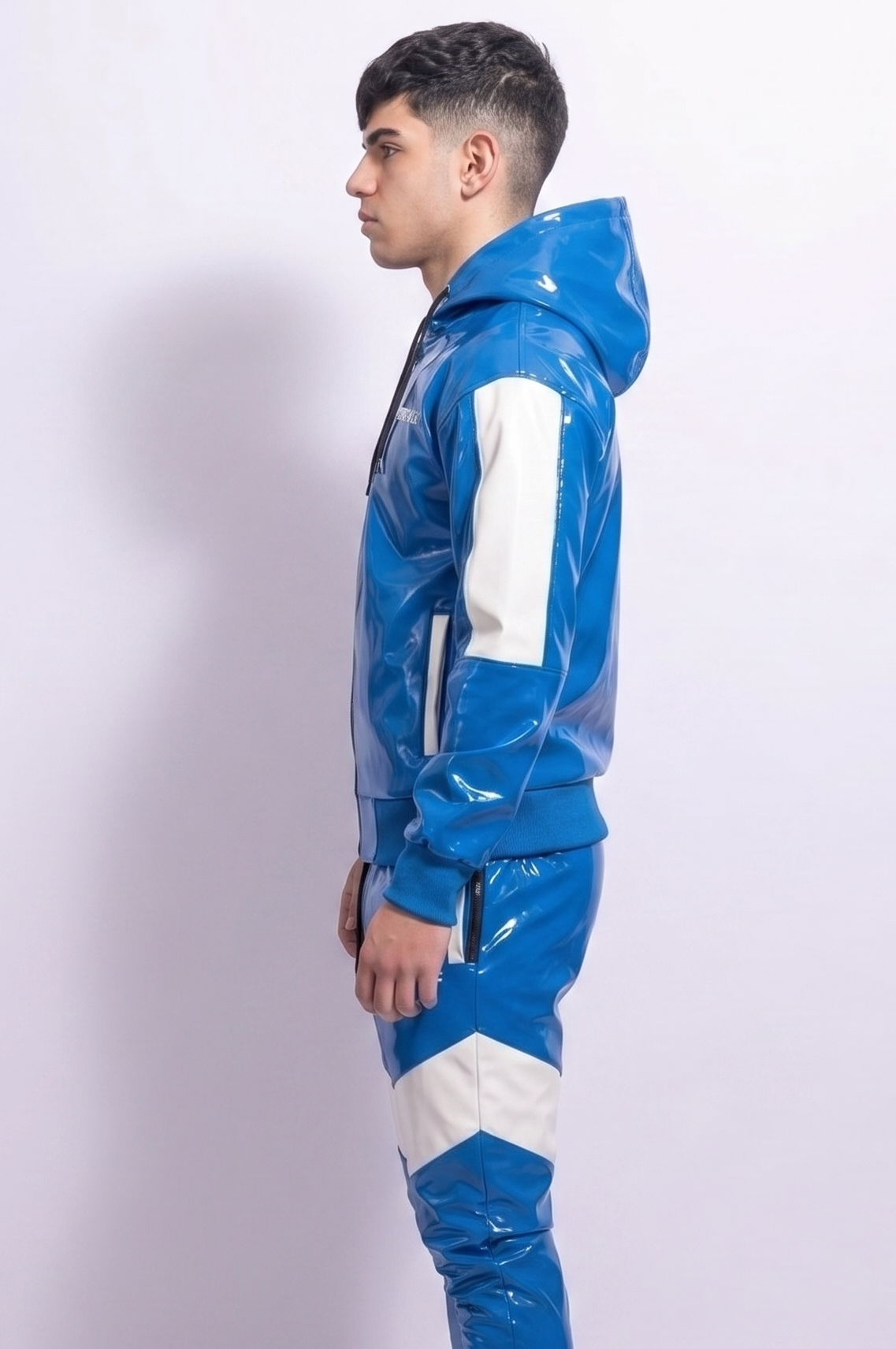 datemate jacket I blue/white I pvc pro