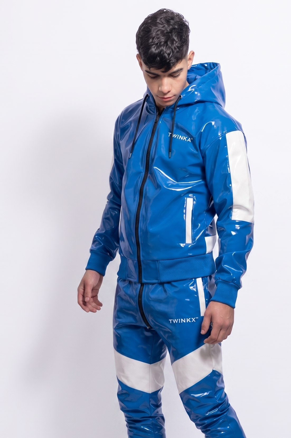 datemate jacket I blue/white I pvc pro