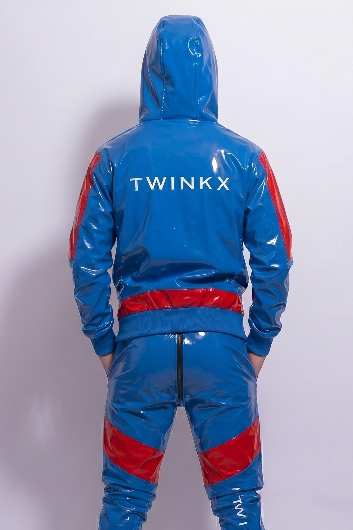 datemate jacket I blue/red I pvc pro
