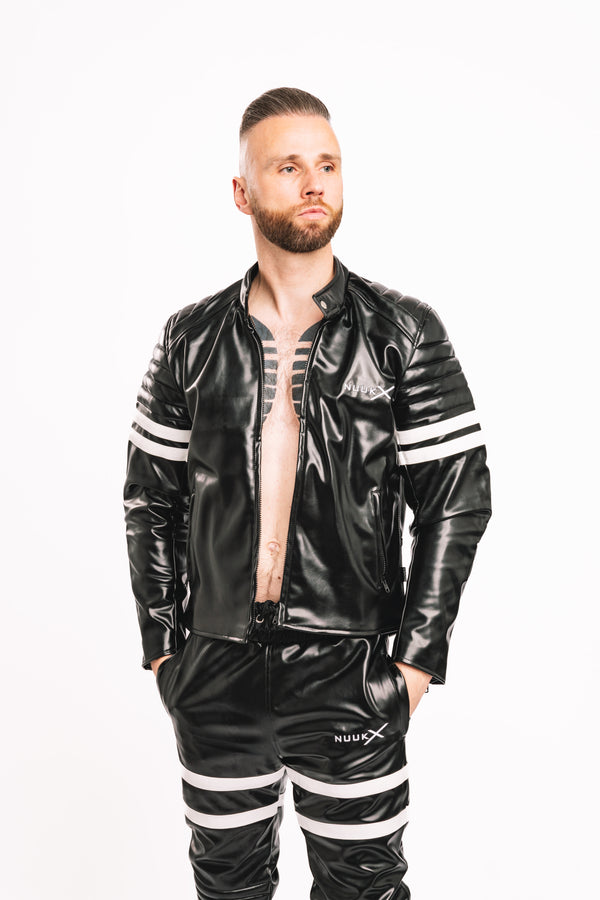 jacket "dark x knight vegan leather"