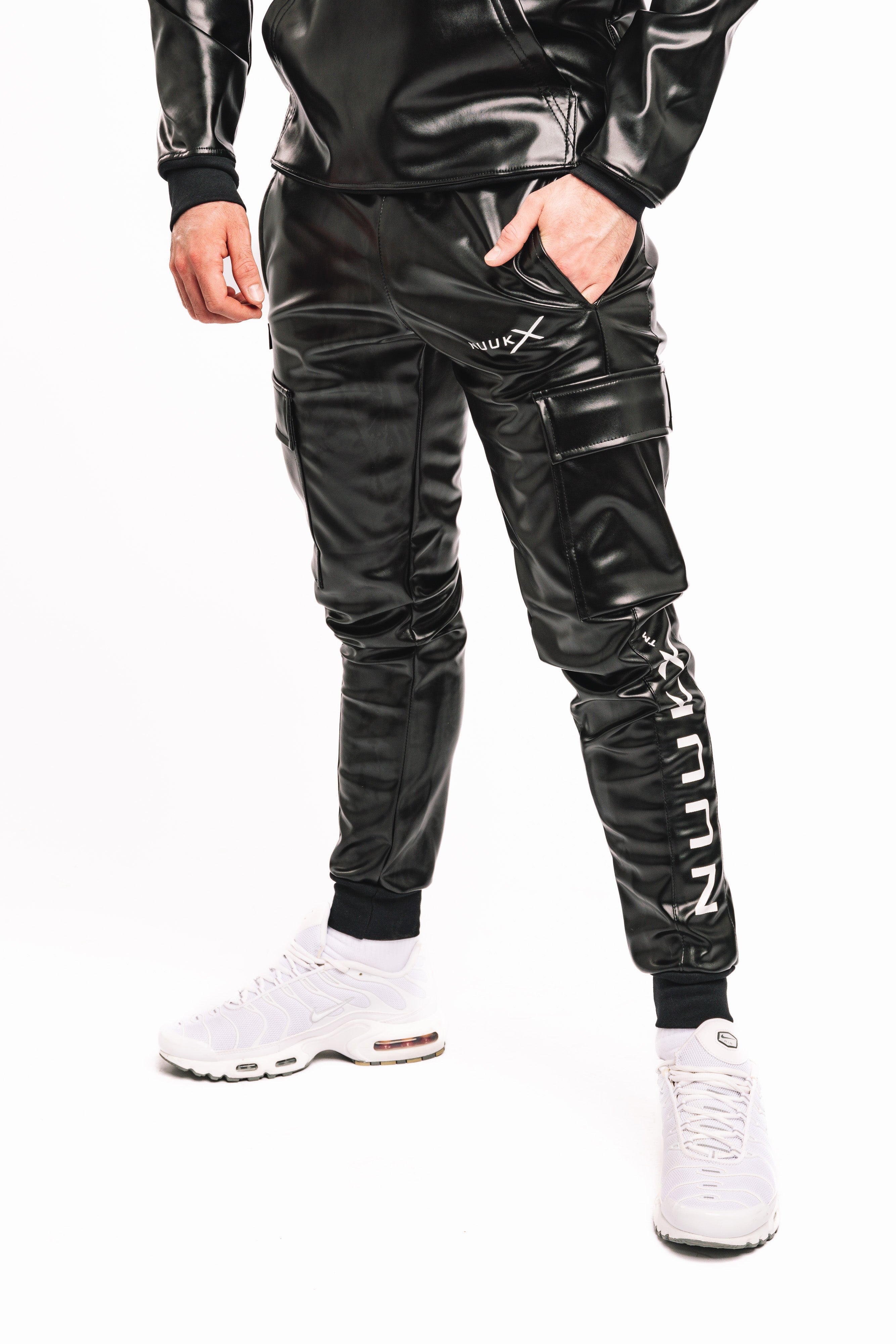 pants "adonis x vegan leather"