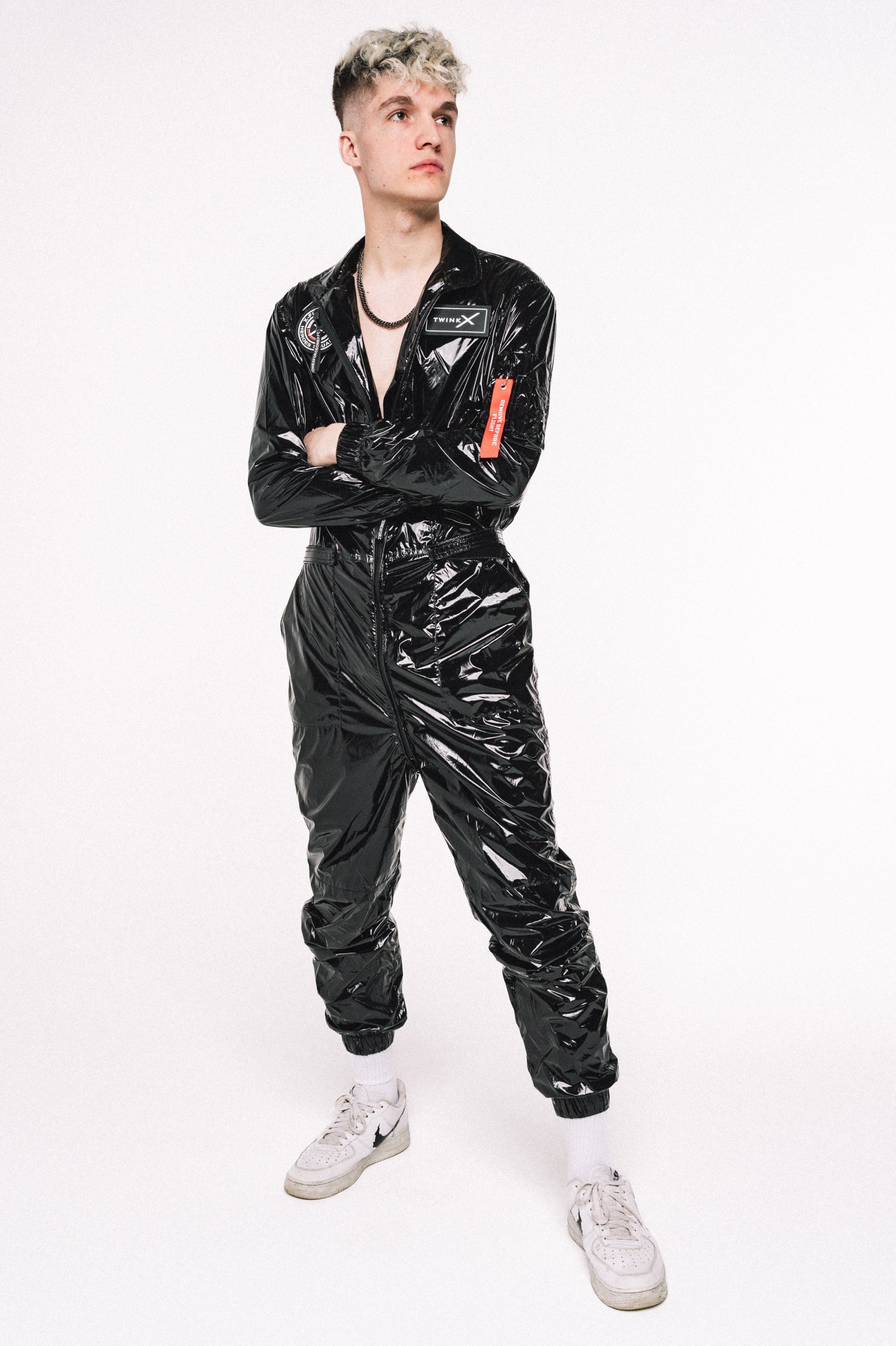 x-force flight suit I shiny black I nylon PRO