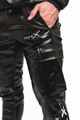 pants "adonis x vegan leather"