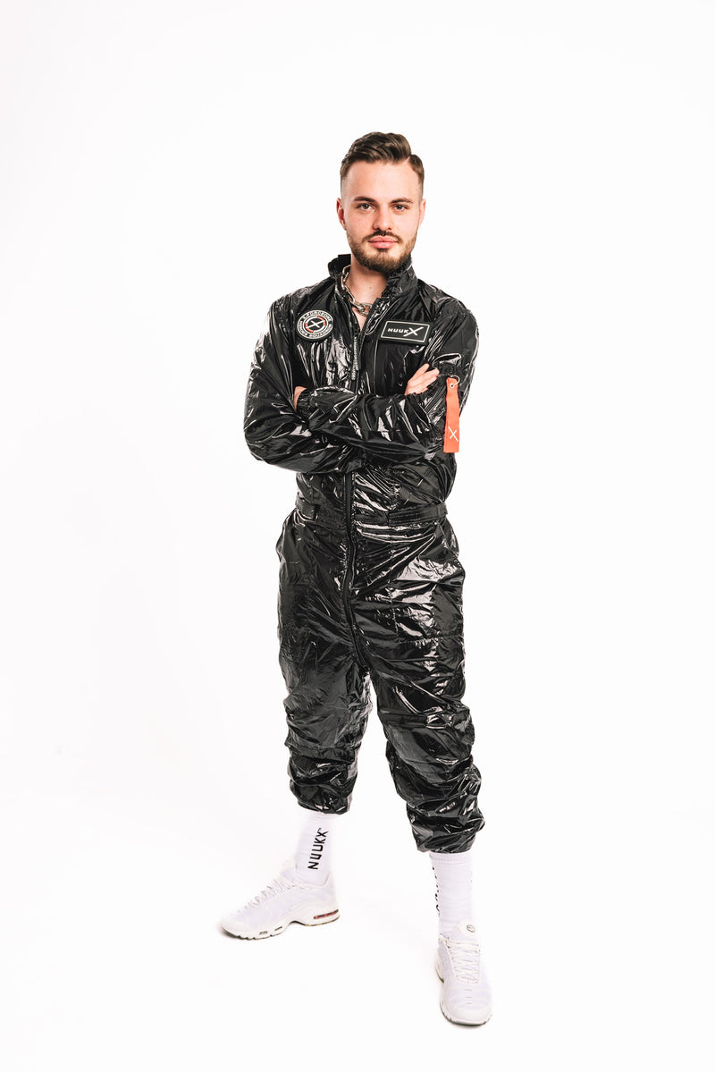 x-forceone flight suit I shiny black I pvc – TWINK X I NUUK X