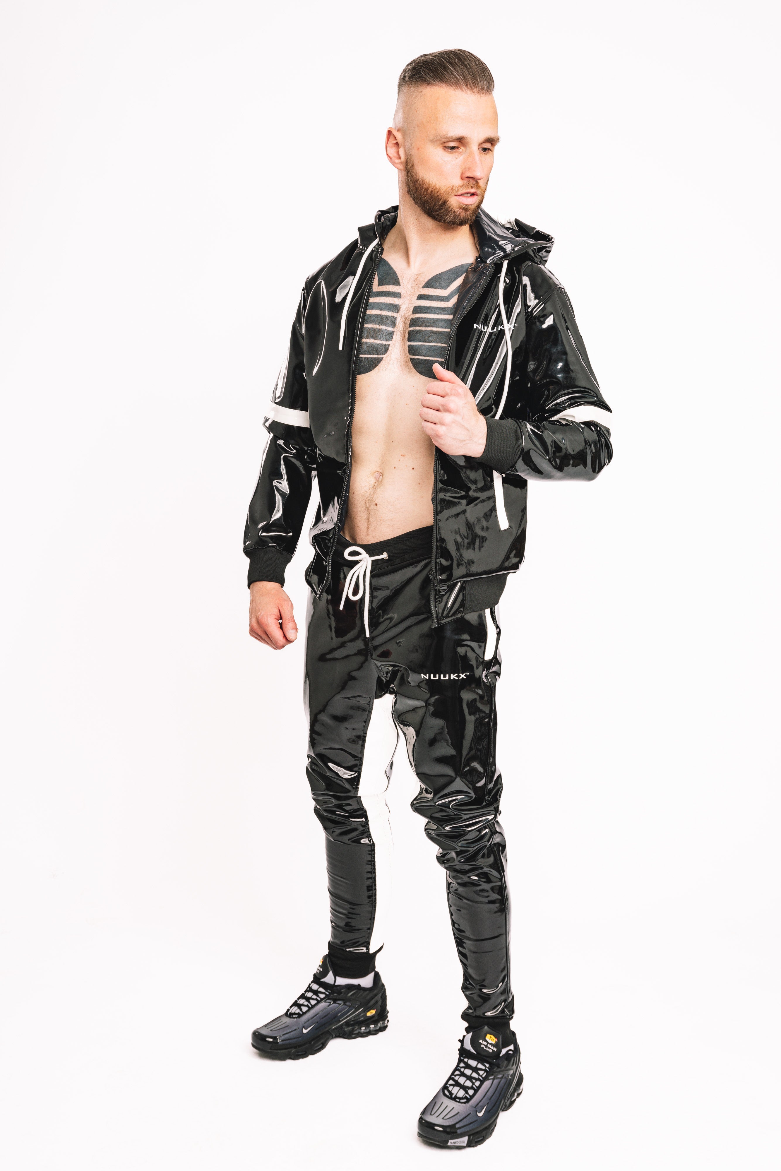 datingstar jacket I black/white I pvc pro