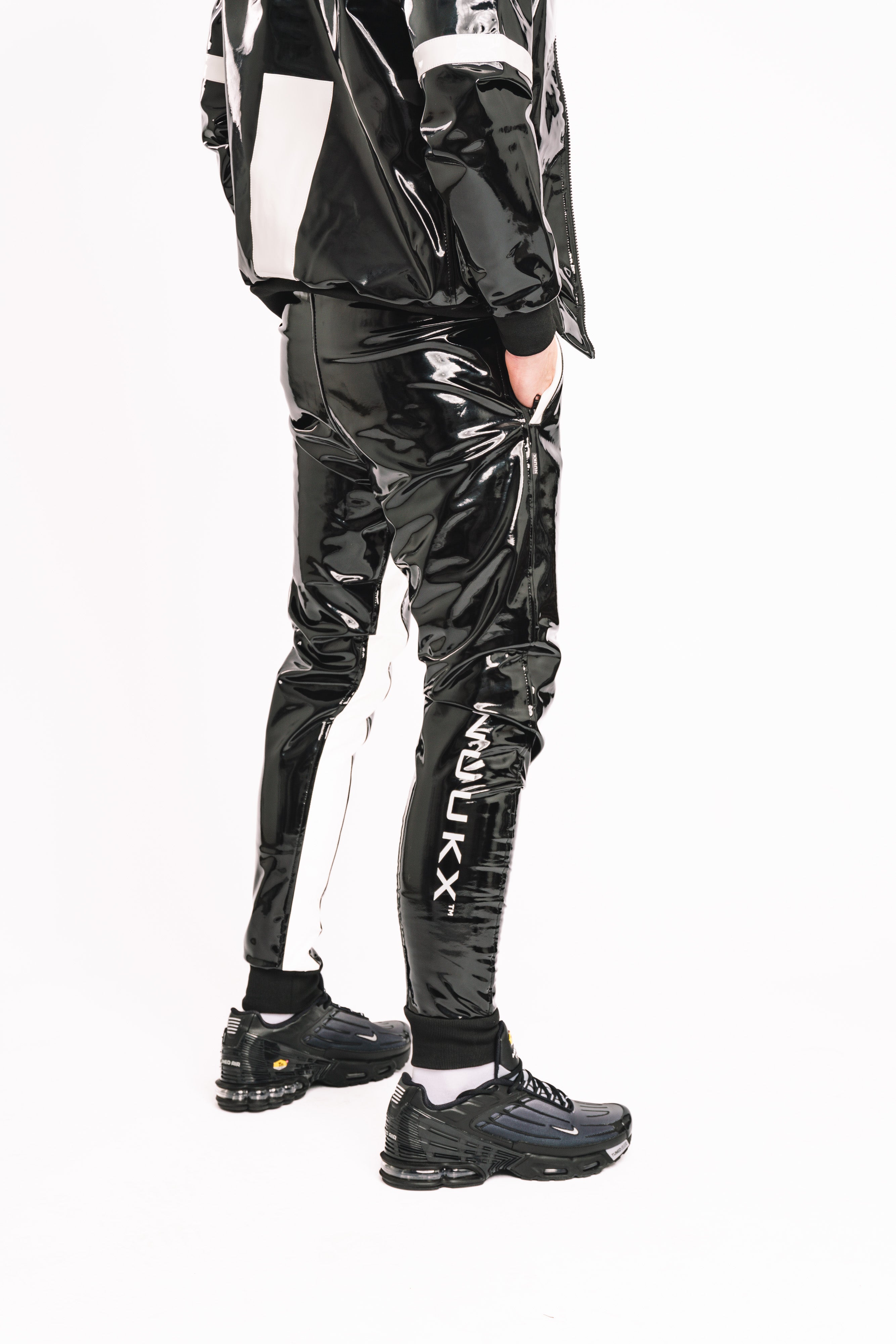 datingstar pants I black/white I pvc pro