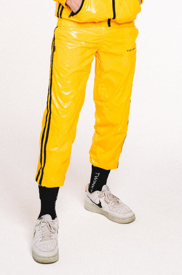 pants "hero yellow/black pvc"