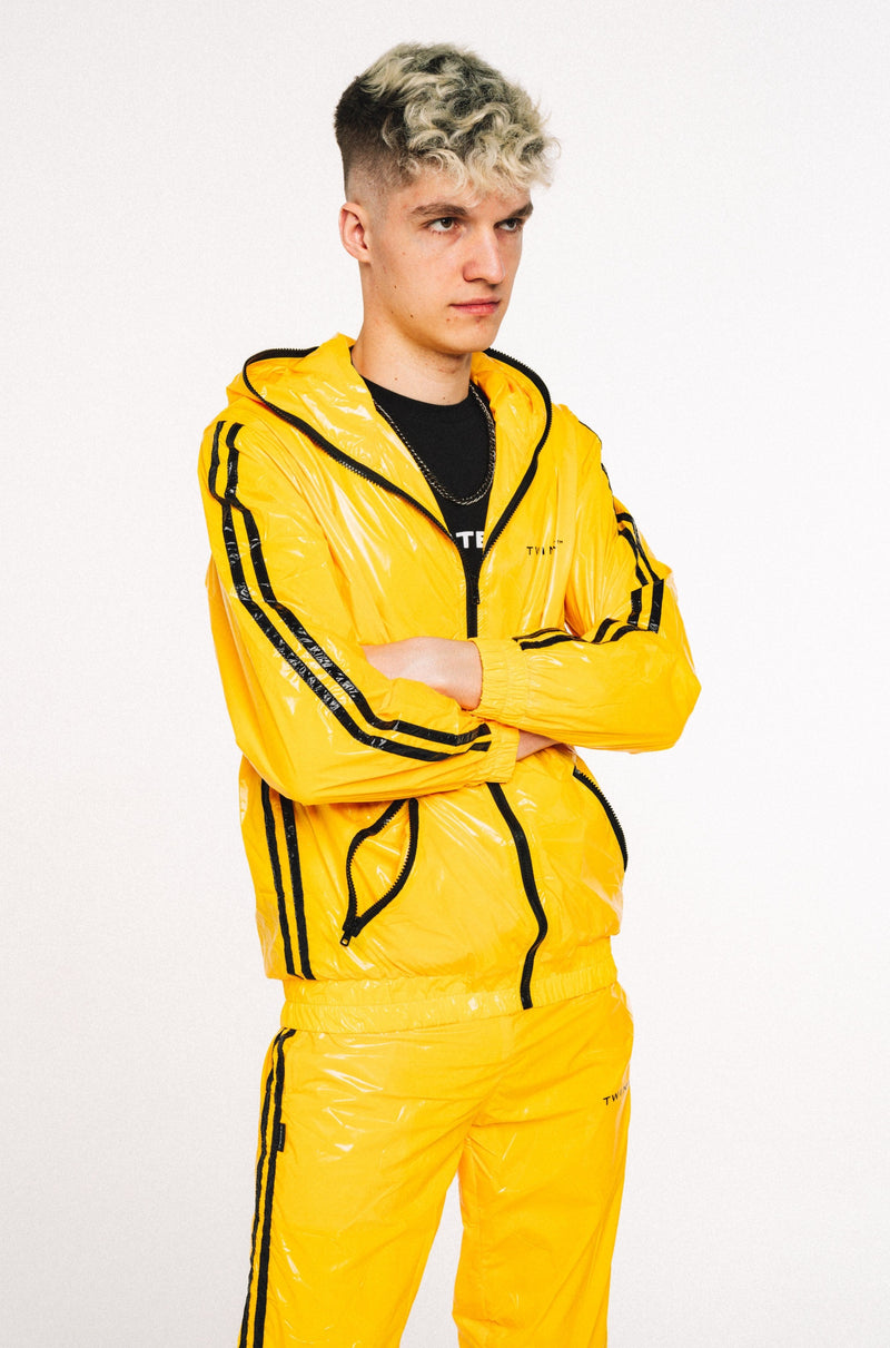 jacket "hero yellow/black pvc"