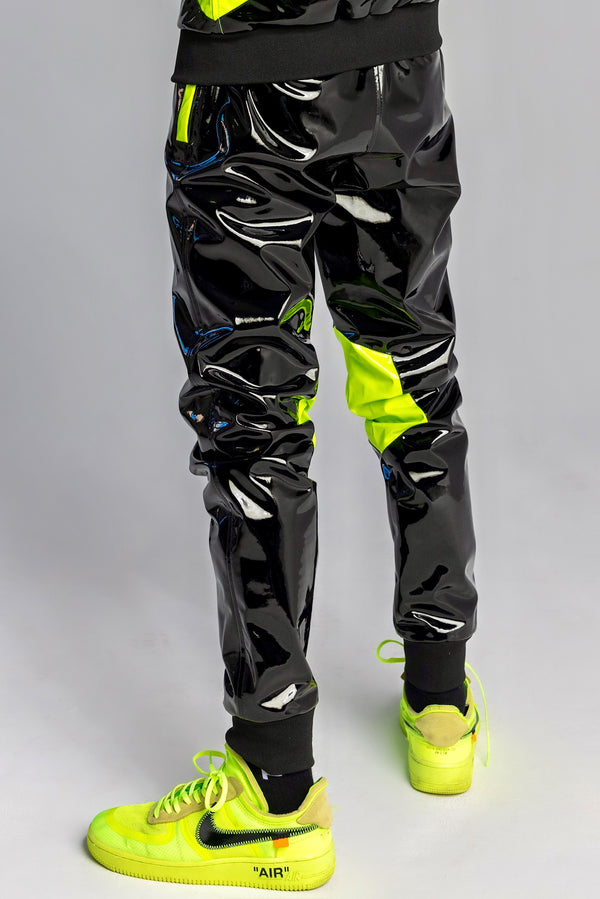 datingstar berlin pants I black/neon I pvc pro