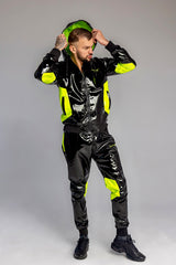 datingstar berlin jacket I black/neon I pvc pro