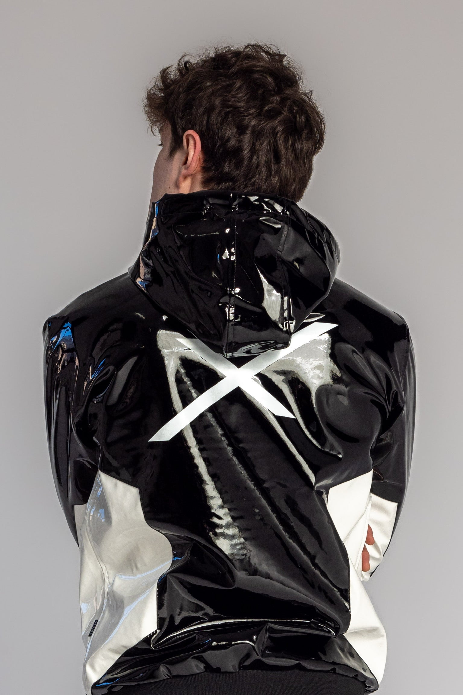 datingstar berlin jacket I black/white I pvc pro