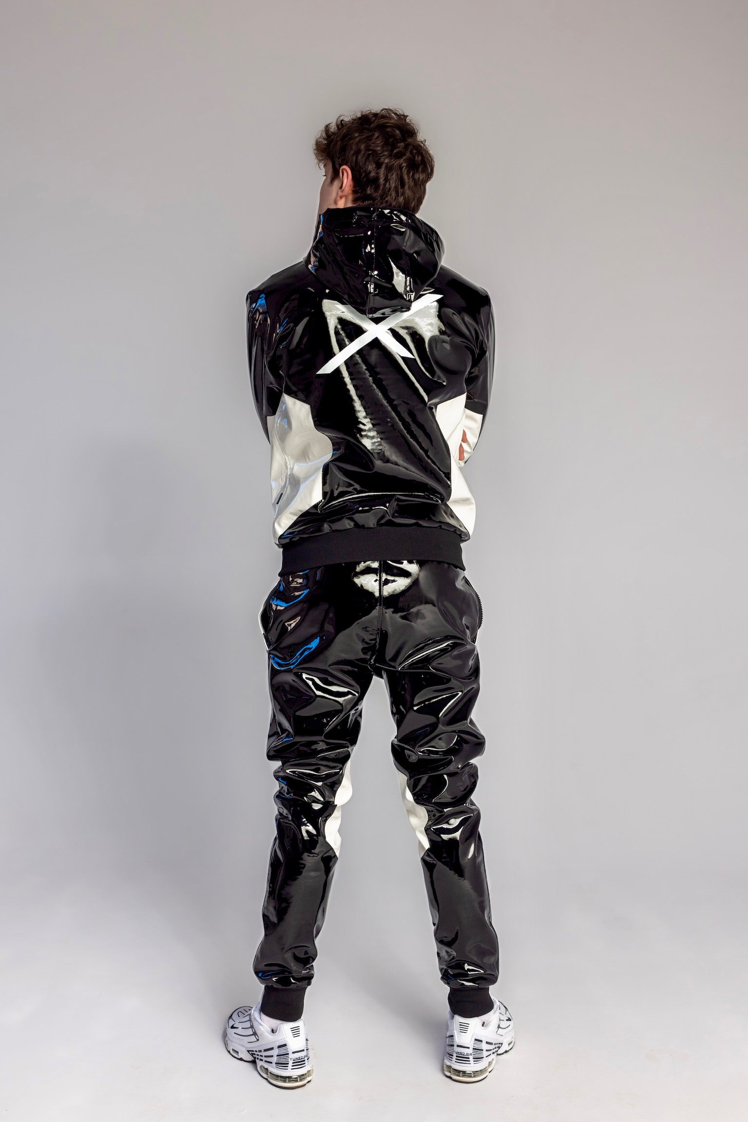 datingstar berlin jacket I black/white I pvc pro