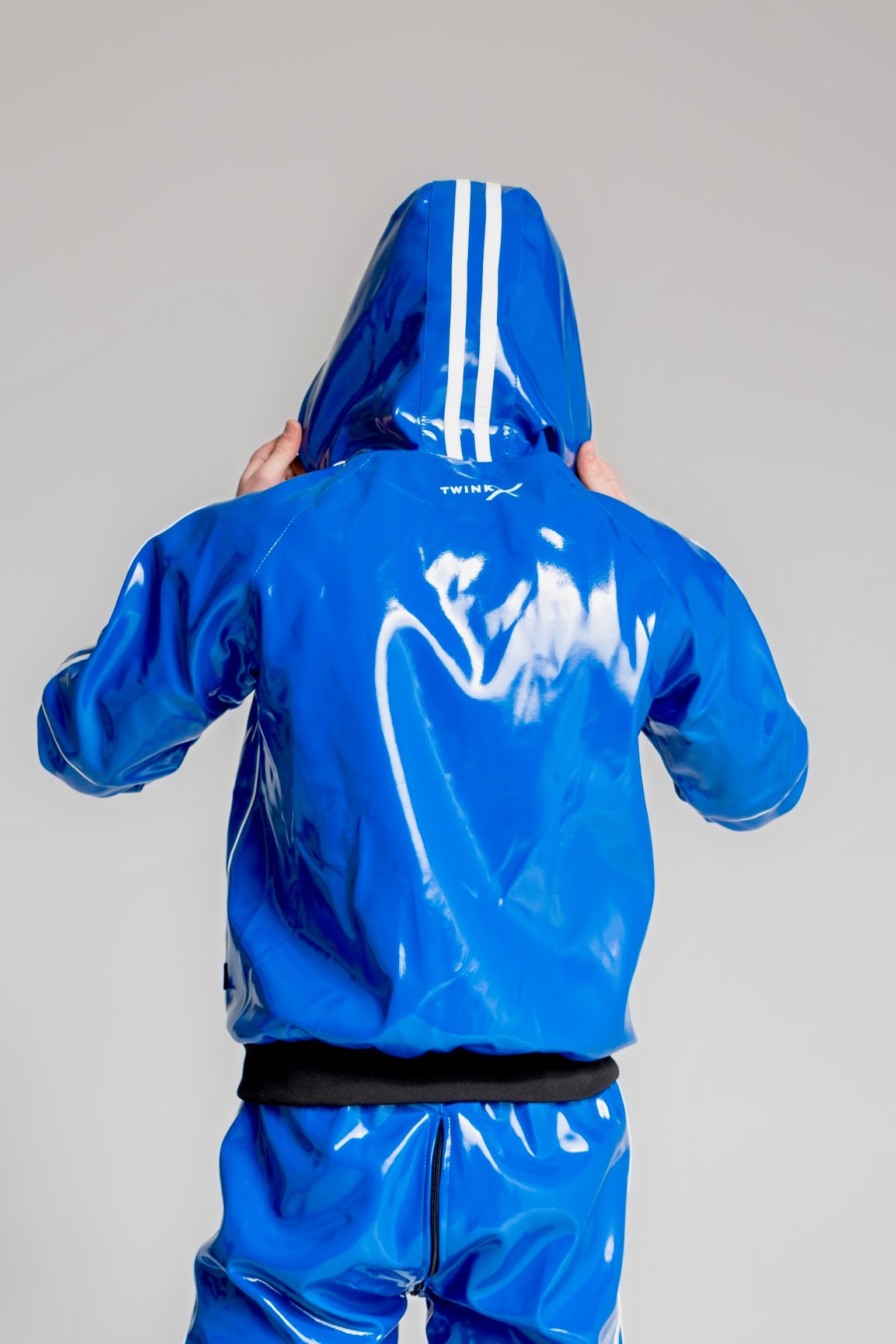 superhero jacket I blue/white I pvc pro