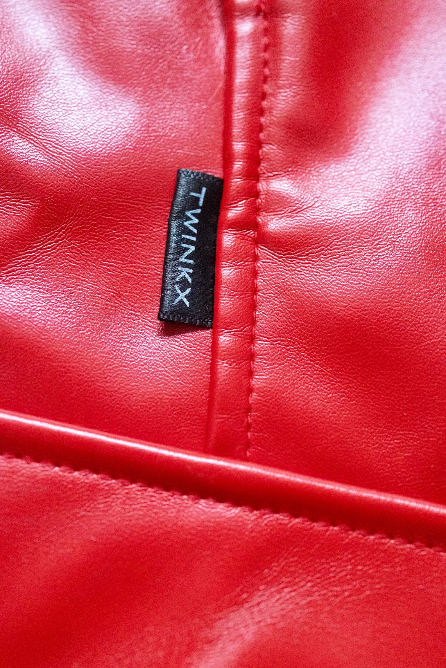 pullover "adonis x fire red vegan leather"