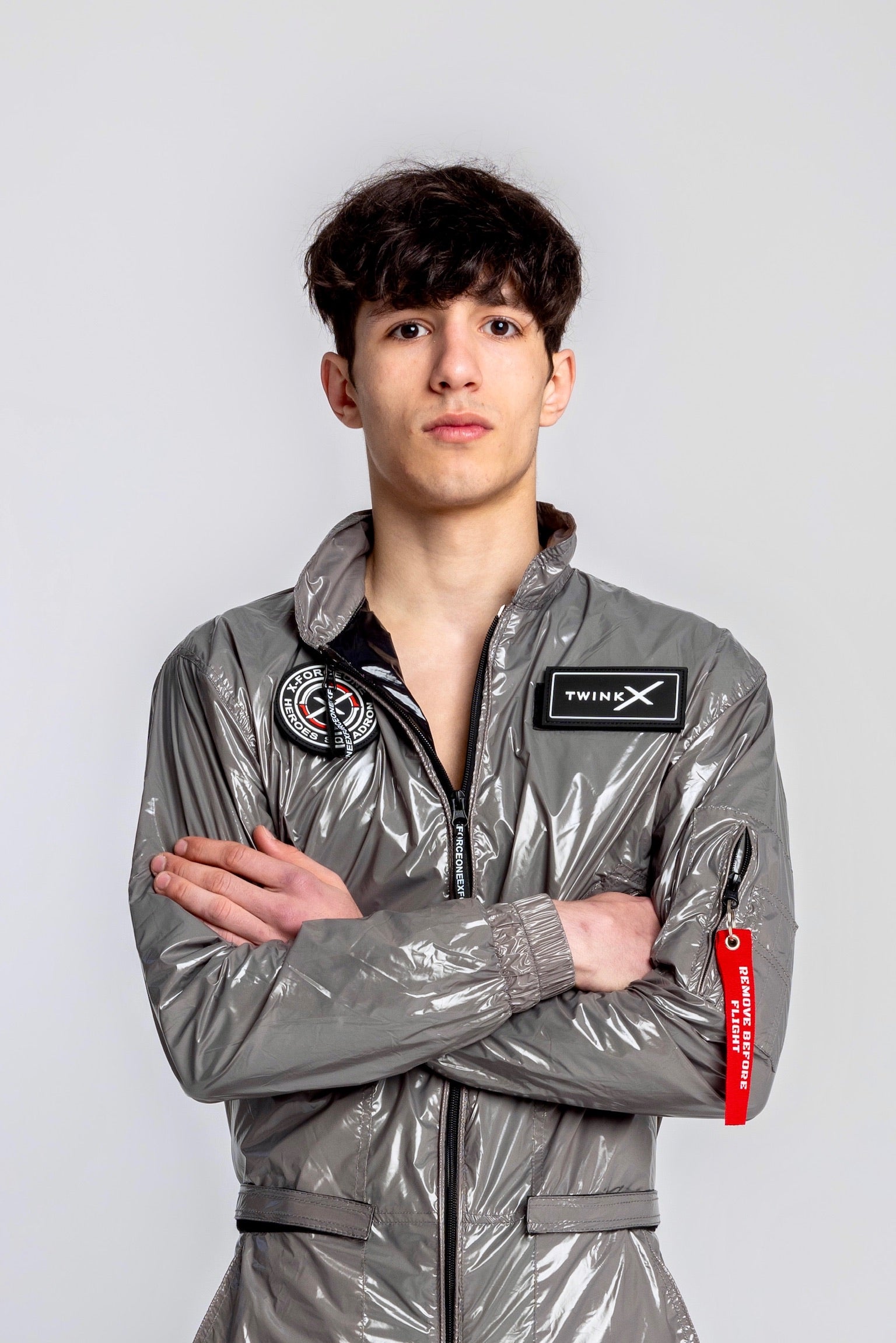 x-forceone flight suit I space grey I nylon