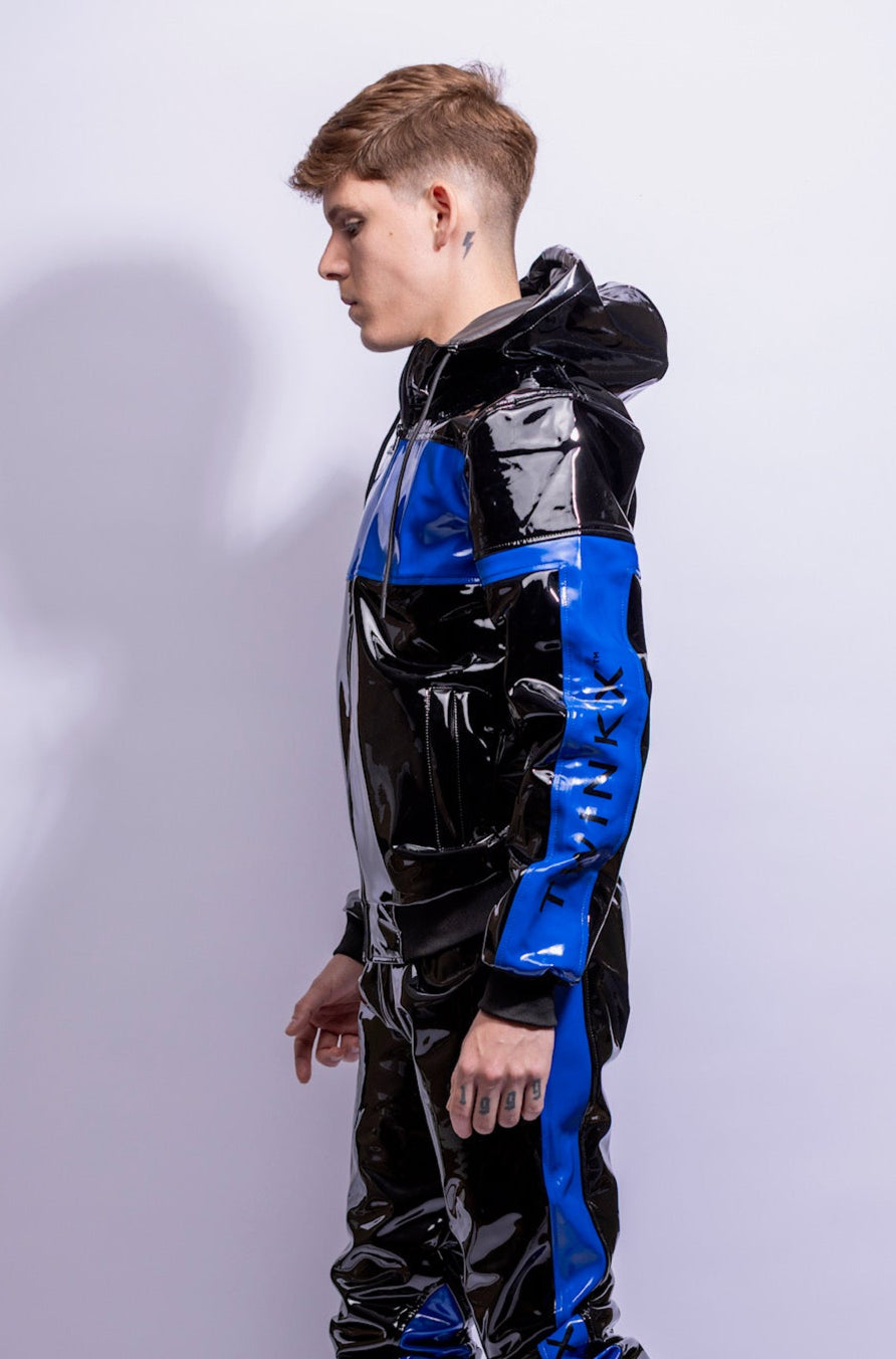react jacket I black/blue I pvc pro