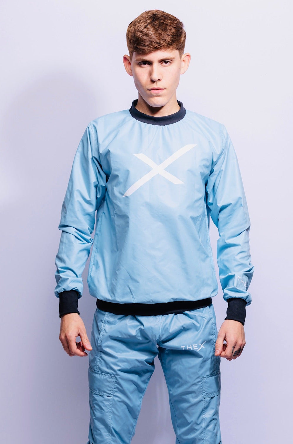 adonis pullover I baby blue I nylon