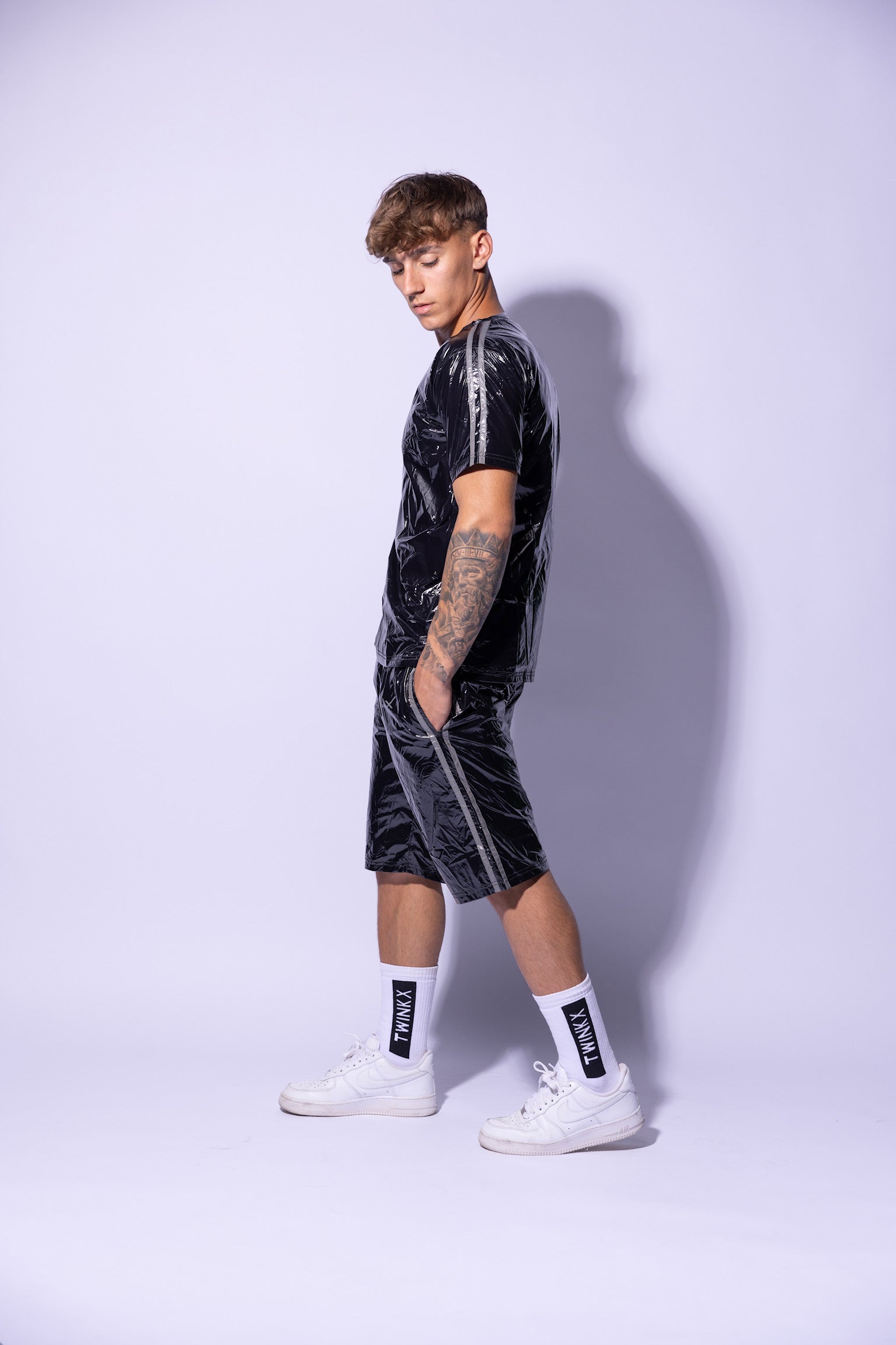 hero shorts I black/grey I nylon