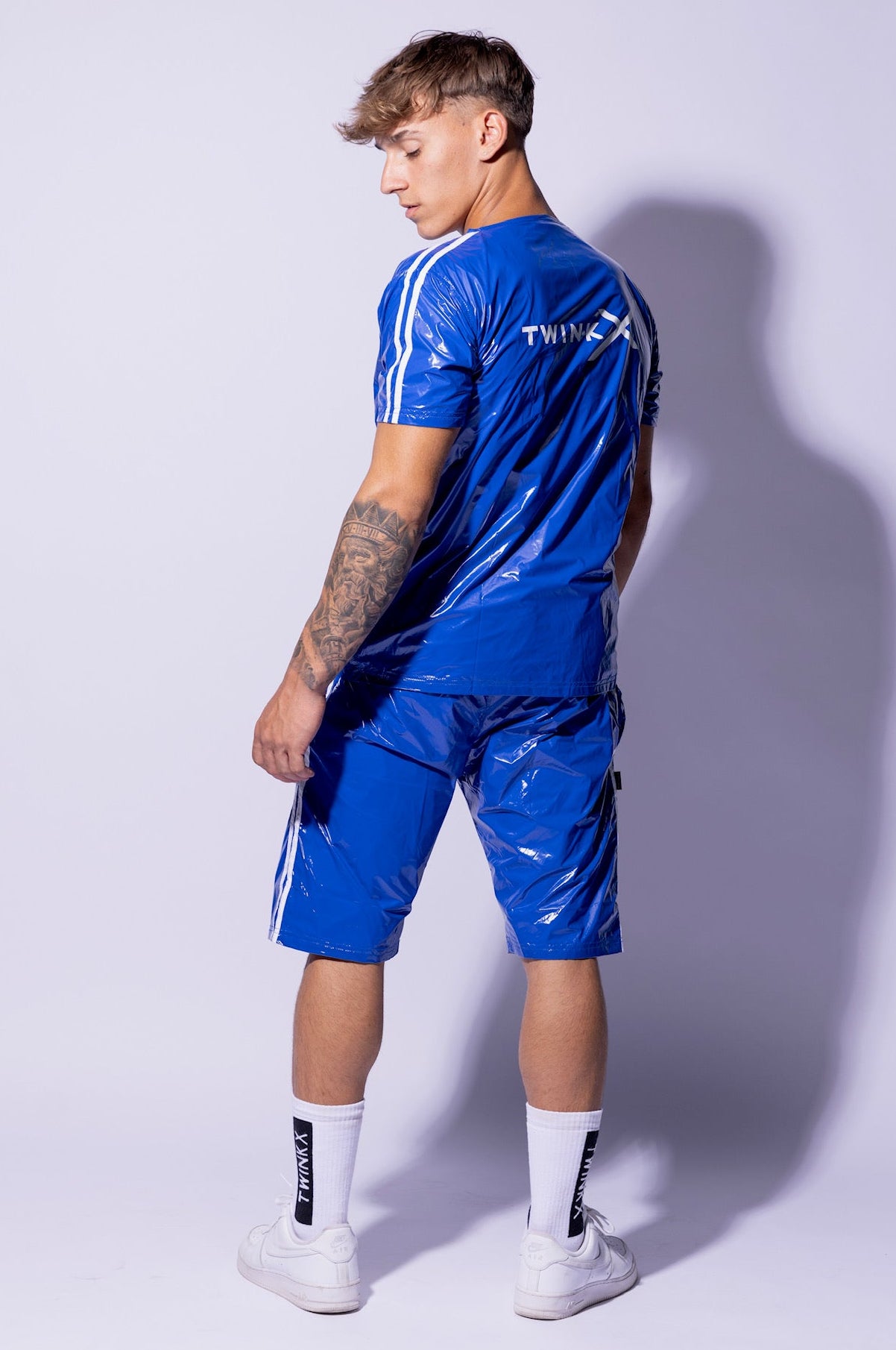 hero t-shirt I royal blue/white I nylon PRO