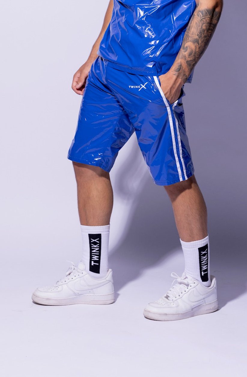 hero shorts I royal blue/white I nylon