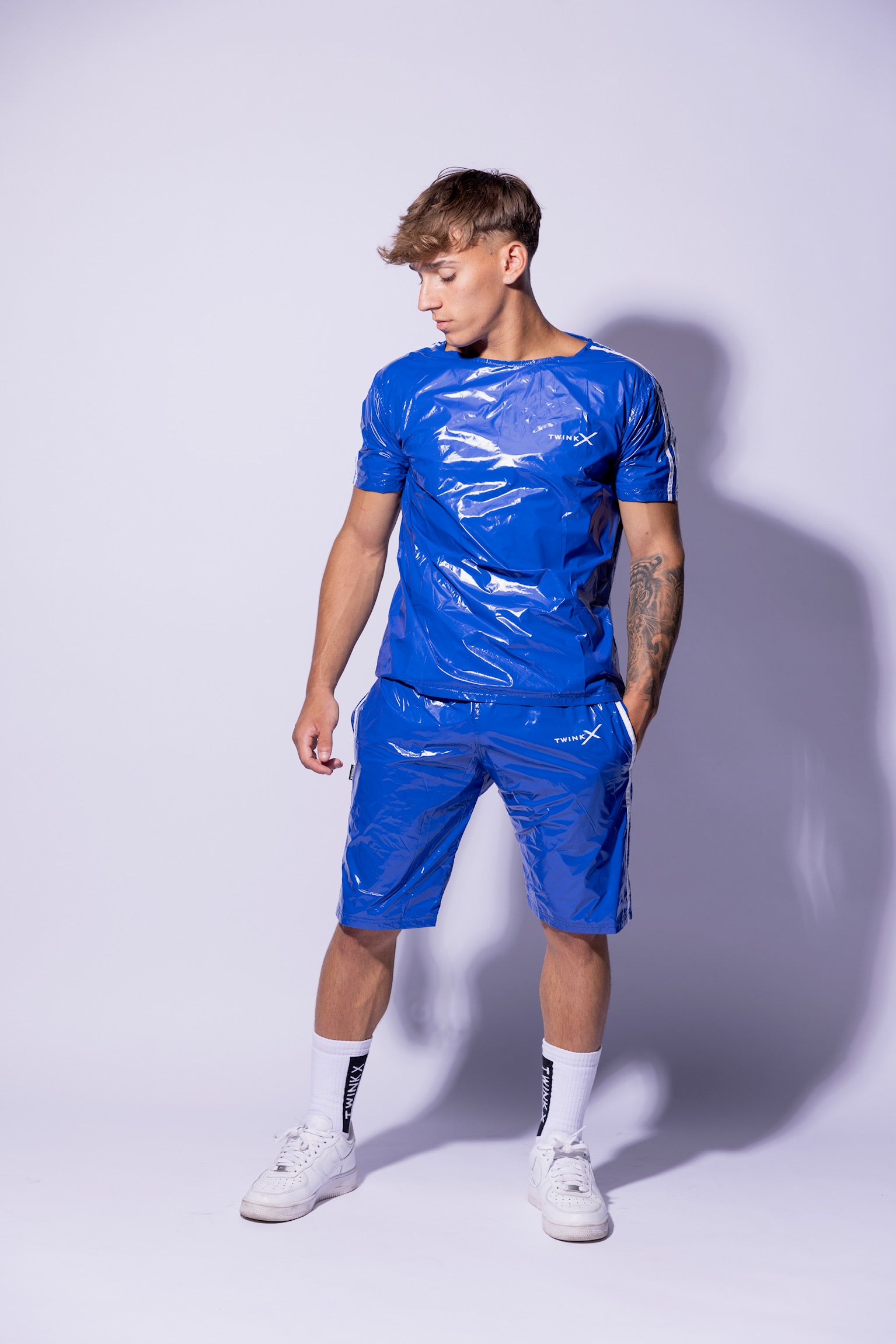 hero t-shirt I royal blue/white I nylon