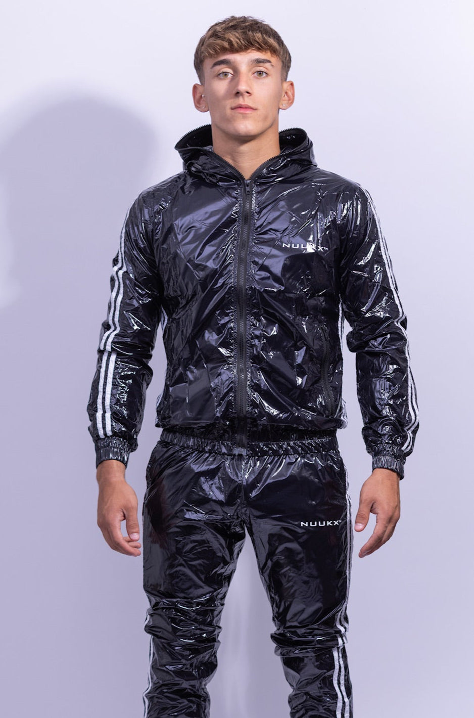 hero jacket I black/white I nylon pro