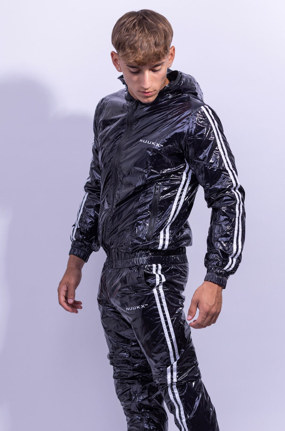 hero jacket I black/white I nylon pro