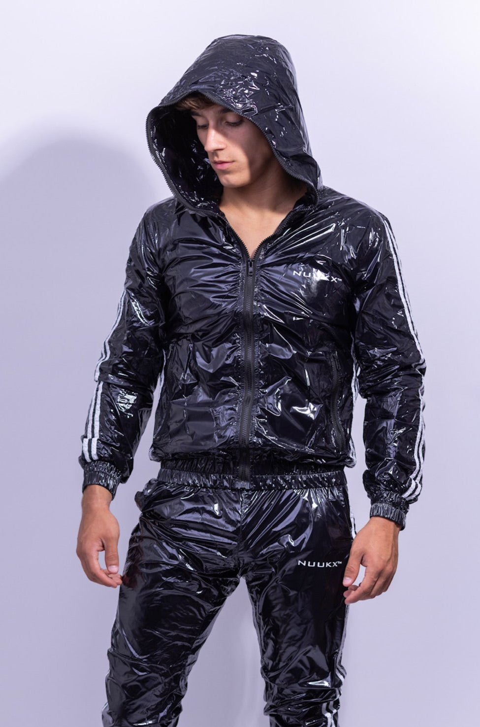 hero jacket I black/white I nylon pro