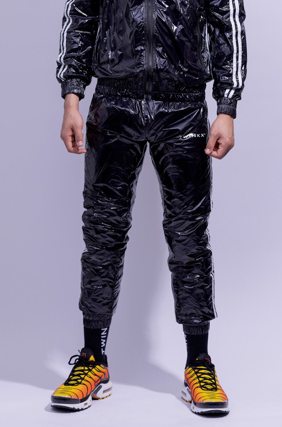hero pants I black/white I nylon pro