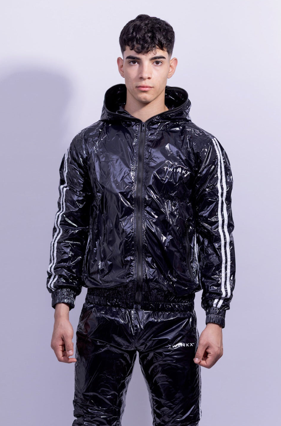 hero jacket I black/white I nylon pro