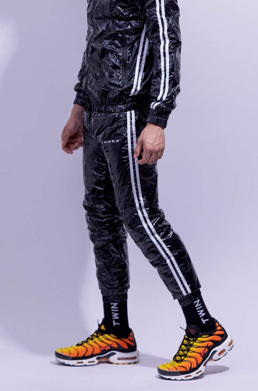 hero pants I black/white I nylon pro