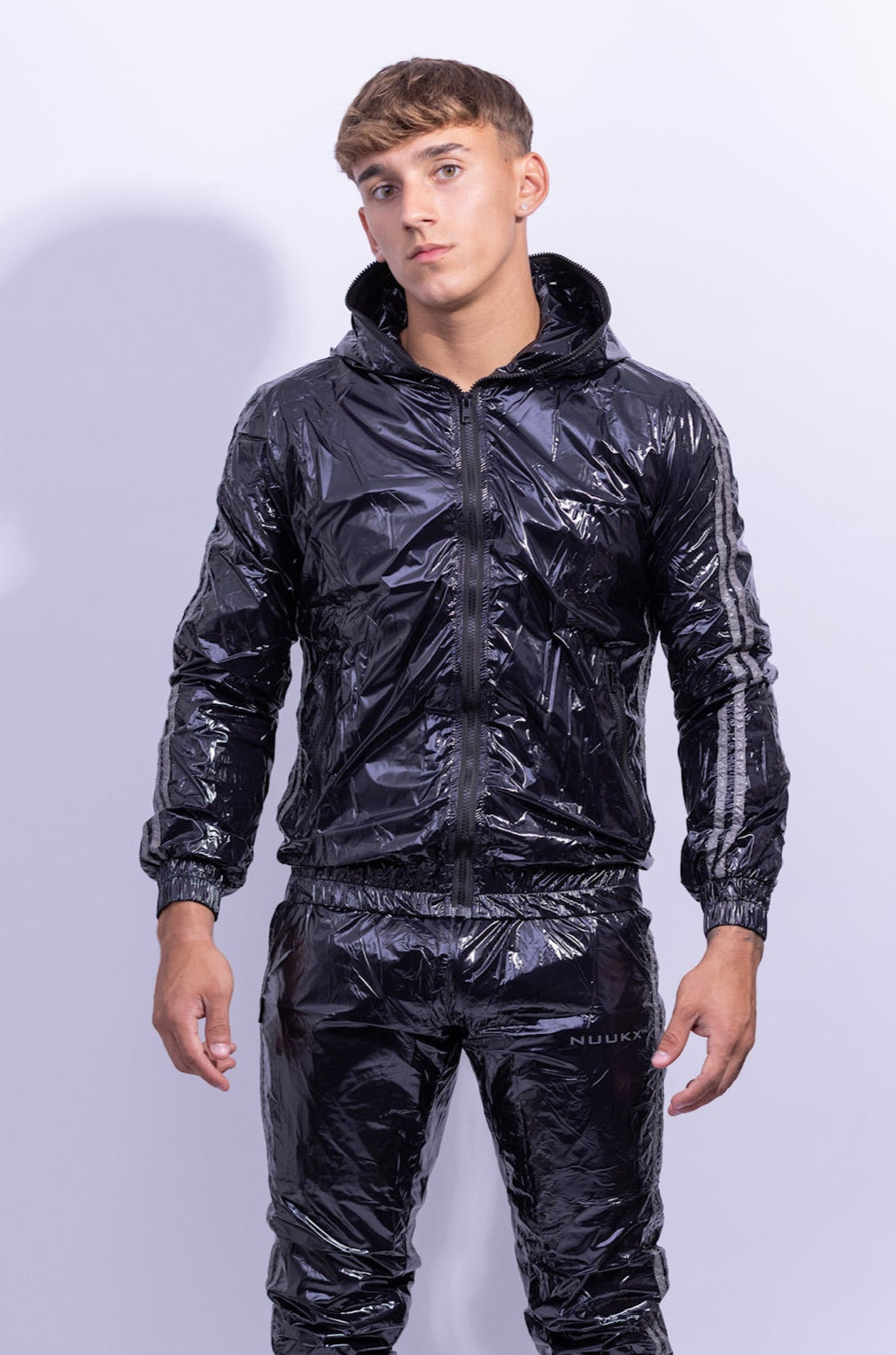 hero jacket I black/grey I nylon pro