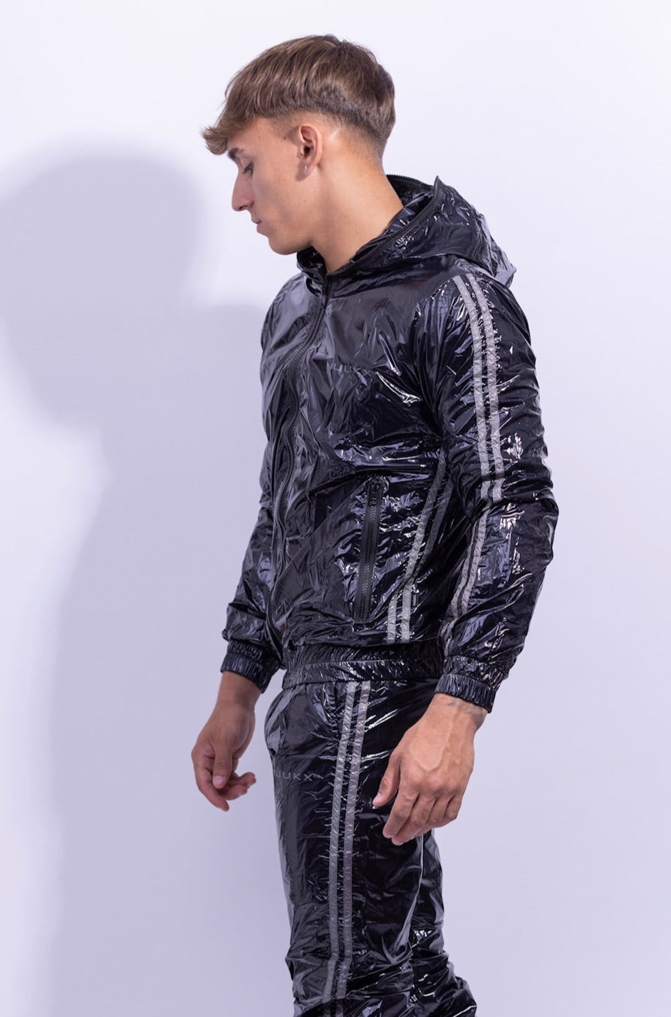 hero jacket I black/grey I nylon pro
