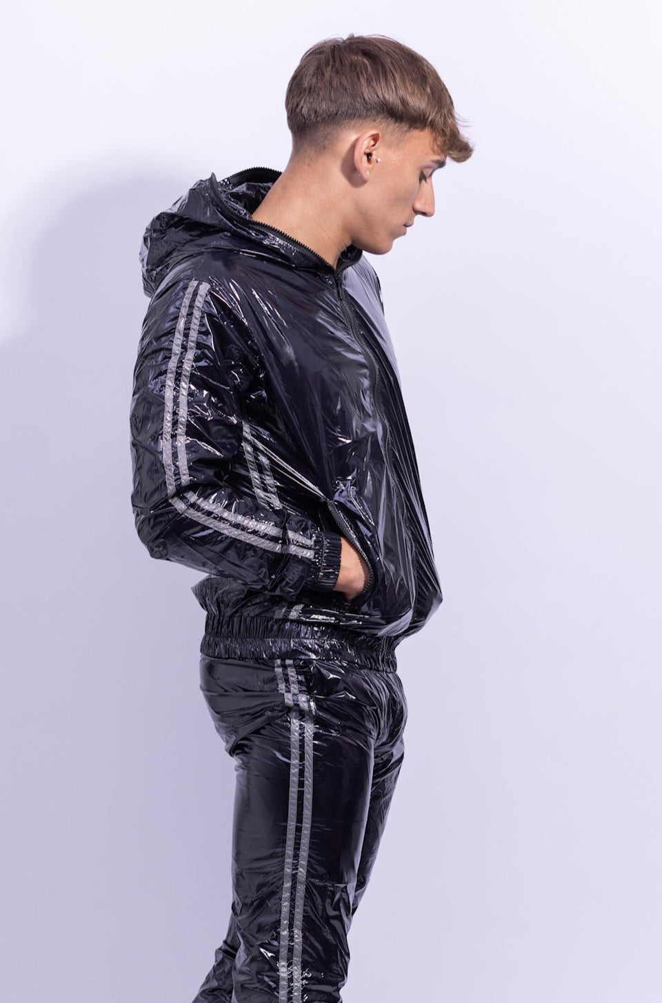 hero jacket I black/grey I nylon pro