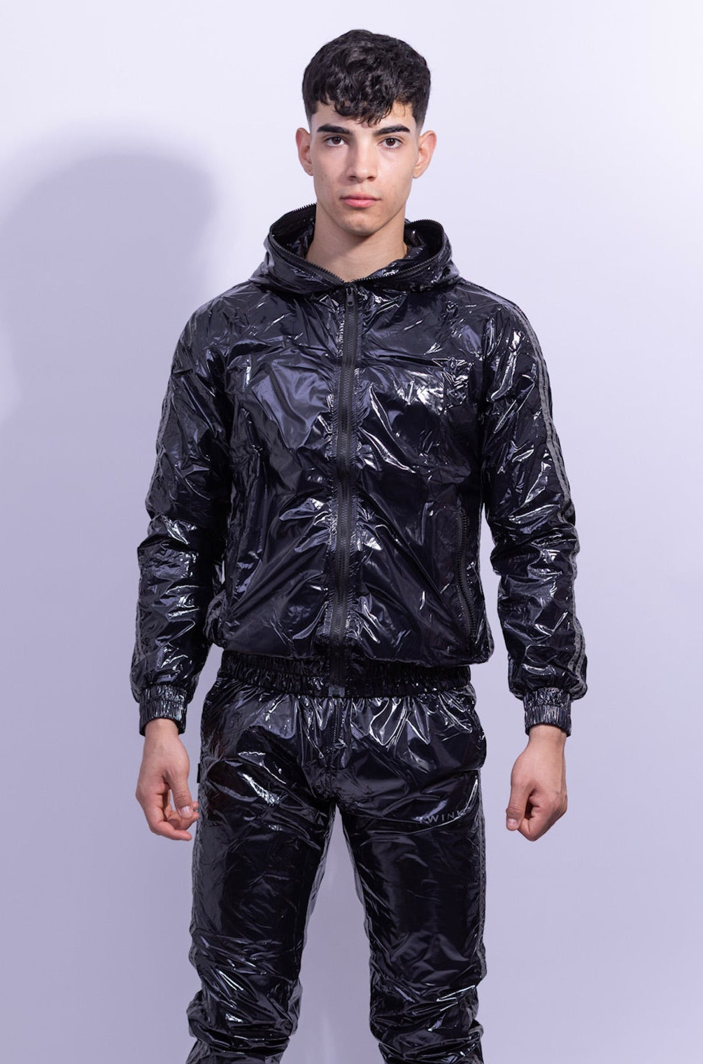 hero jacket I black/grey I nylon pro