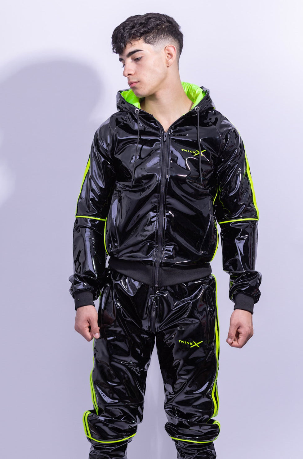superhero jacket I black/neon I pvc pro