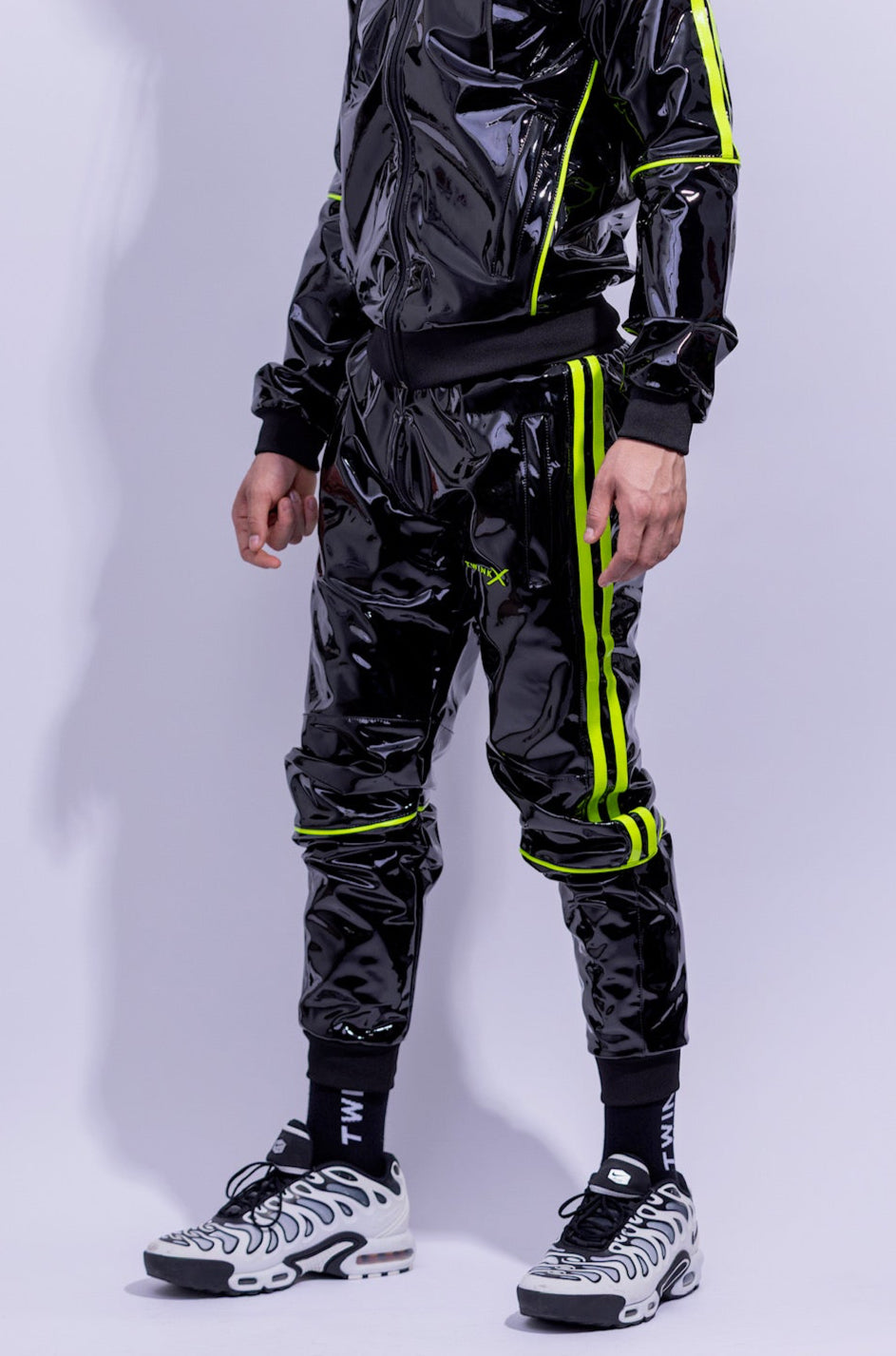 superhero pants I black/neon I pvc pro